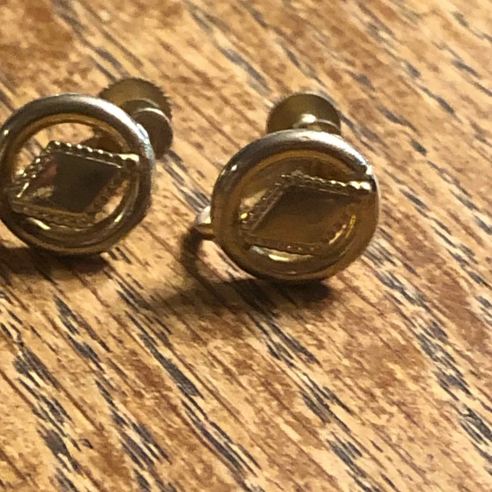 Vintage Gold Coro Earrings